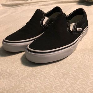 Black Slip-On Vans